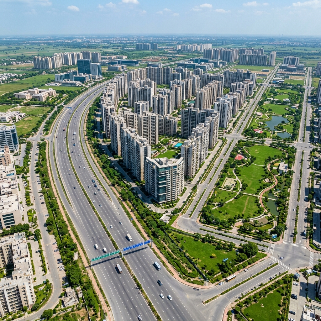 Greater Noida cityscape